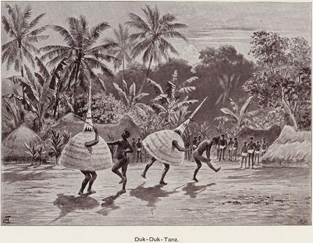 Duk Duk dancers 1899. (Lysippos / Public Domain)