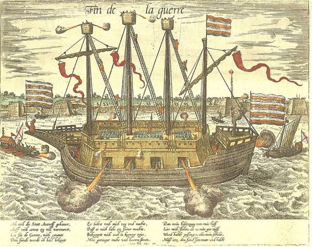 The Dutch ship Fin de la Guerre (