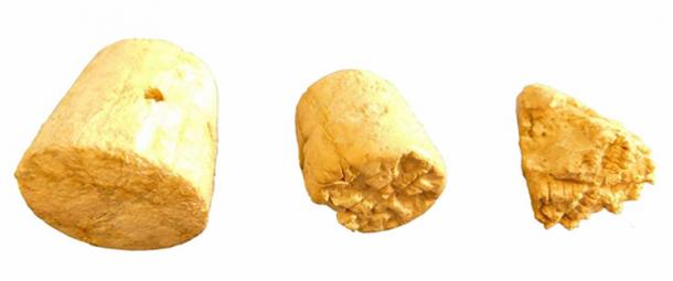 Early Minoan III ivory seals found at the site. (Image: Culture.gr)