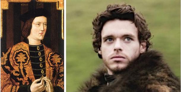 Edward IV (Wikimedia Commons) compares with Robb Stark (Andromeda-6/Deviant art)