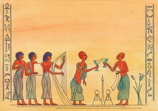 Свидетельства употребления вина в Древнем Египте насчитывают не менее 5000 лет.