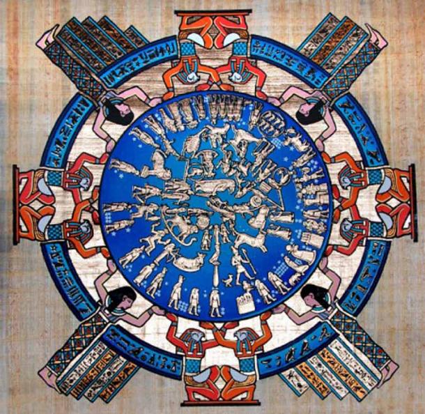 The Egyptian solar calendar from 3000 BC, pictured here, was circular and even resembles the aerial outlines of Stonehenge. The ancient Egyptian calendar made farming and growing crops easier and was in wide use until it was replaced by Ptolemaic calendar in 232 BC (Egypt online blog)