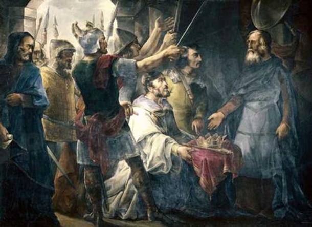 The Election of Wamba as King, by Francisco de Paula Van Halen