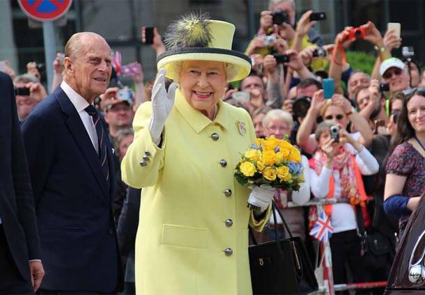 Queen Elizabeth II in 2015, was the second longest-reigning monarchs in history. (PolizeiBerlin / CC BY-SA 4.0)