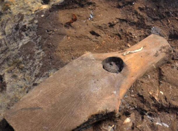 9,000-year-old Elk antler pick axe. 