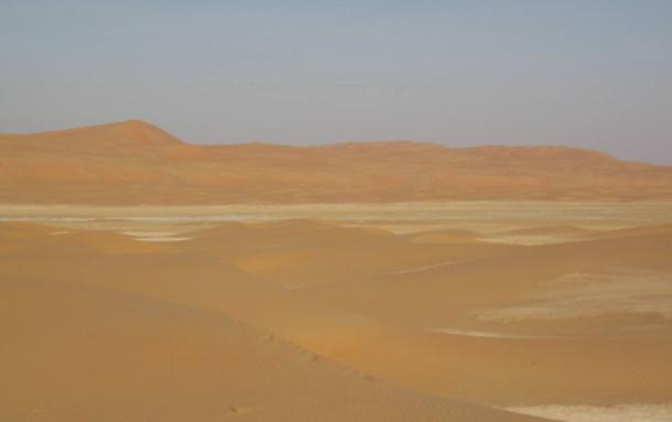 Empty Quarter in the general region where O’Shea claimed to have found Qidan.