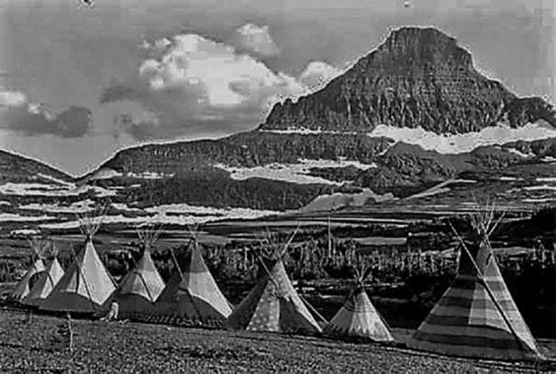 Encampment in the Tetons (Edward Curtis, Author provided)