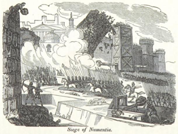 Engraving of the Siege of Numantia, Iberia. (Metilsteiner / Public Domain)