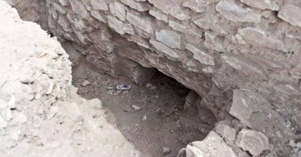 Entrance to one of the newly-discovered tombs near Luxor
