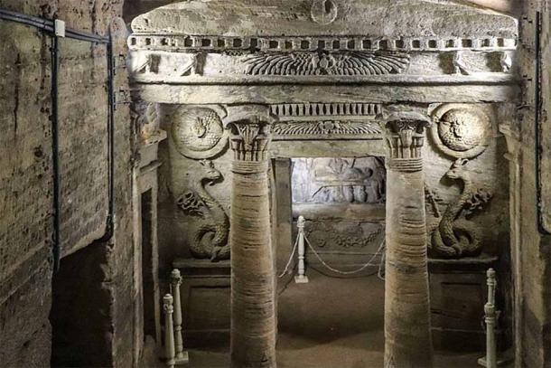 Entrance to the main tomb chamber. (Clemens Schmillen/CC BY-SA 4.0)