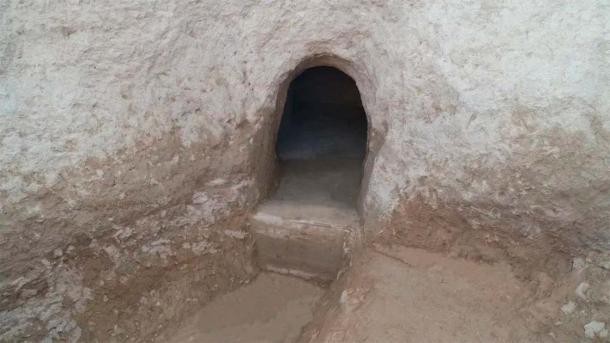 Entrance to underground tunnels. (Chinese Academy of Social Sciences / China Archaeology Network)