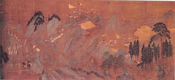 ‘Entry of the First Emperor of the Han Dynasty into Guanzhong’ (early 12th century) by Zhao Boju. (Public Domain)