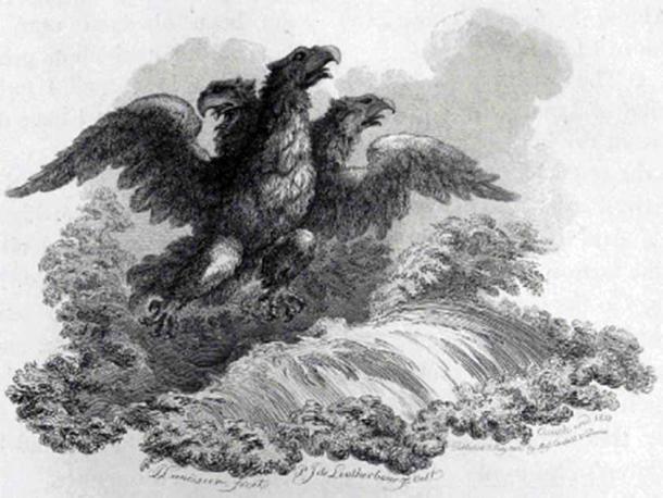 The Book of Esdras describes a three-headed eagle (Public Domain)