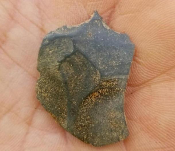 Evidence of spear-throwers found at the Paleoindian site. (© Connecticut DOT)