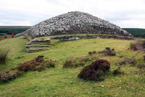 Example of a Neolithic burial cairn at Camster, Caithness, Scotland.