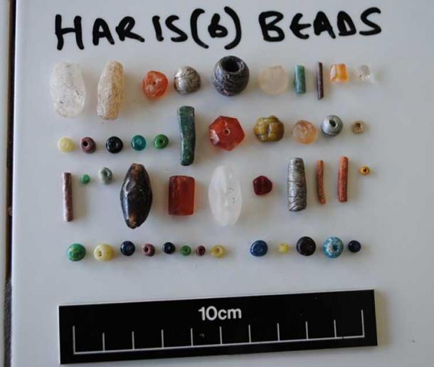 Examples of various beads found