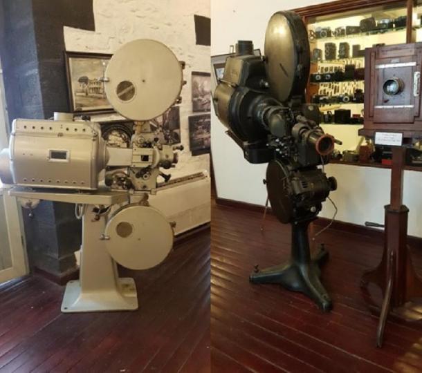 Examples of the Cinema cameras in the museum (Images: Courtesy Micki Pistorius)