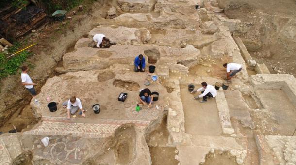 Excavation of Roman Imperial-era domus in Auch