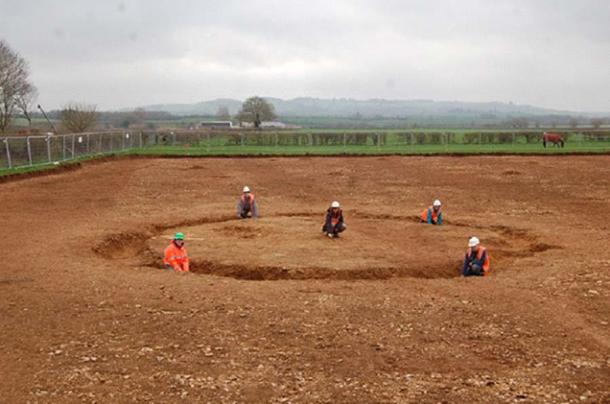 Excavations at Mansell Farm, Newbold-on-Stour (Credit: Archaeology Warwickshire)