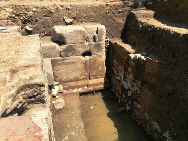 Excavations at the site in Plovdiv, Bulgaria. (podtepeto)