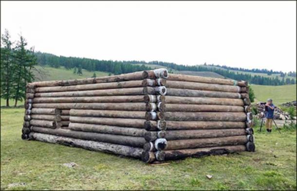 2,300 Year-Old Log Cabin Dug Out Of Permafrost Rebuilds Perfectly