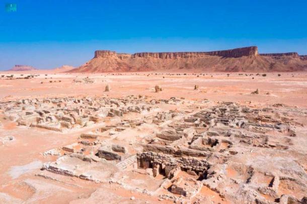 Experts used photography, drone topographic surveying and geophysical surveying to discover the findings. (SPA)