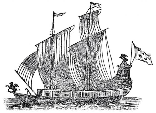 Featured image: Father Louis Hennepin’s woodcut of the Griffin