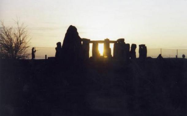 Figure 3. The Winter Solstice sunset at Stonehenge marks the start of the calendar. (Author provided)
