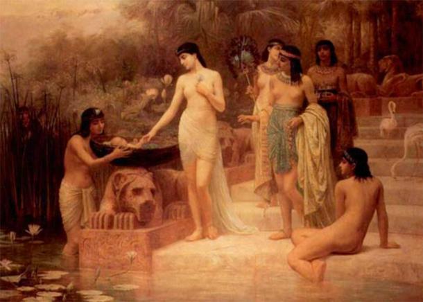 The Finding of Moses, by Edwin Long, 1886 (Public Domain)