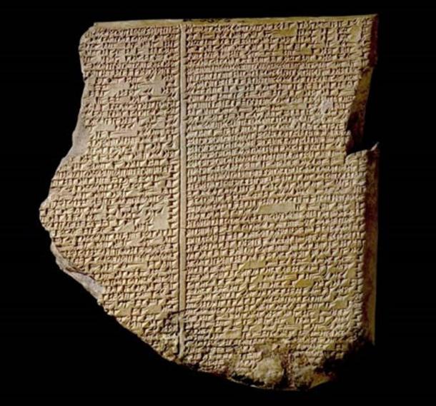 The Flood Tablet / The Gilgamesh Tablet / Library of Ashurbanipal (7th century BC).