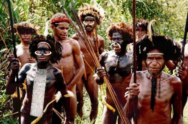 Members of the Fore tribe of Papua New Guinea