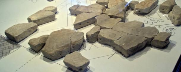 Pieces of the Forma Urbis Romae map. Researchers have spent years piecing together over a thousand fragments