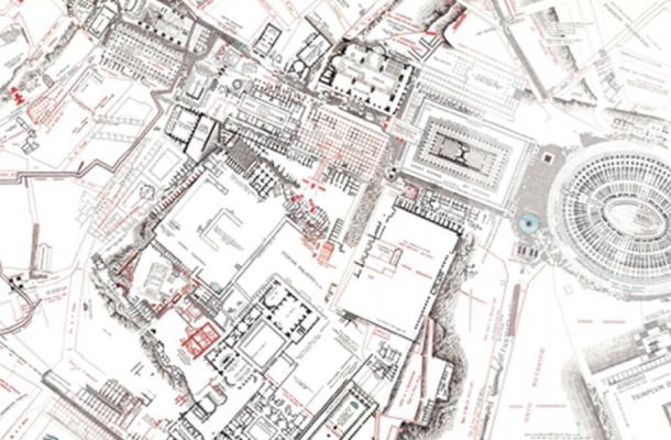 Forma Urbis Romanae by Rodolfo Lanciani, which the Plastico di Roma imperiale was modeled after. (Ωméga * / CC BY-SA 2.0)