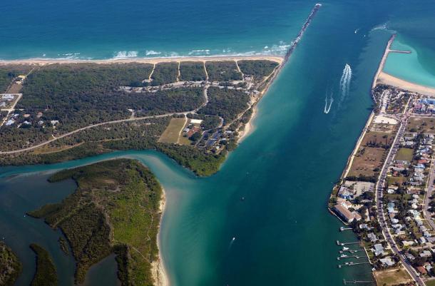 The discovery was made offshore at Fort Pierce, Florida (pictured).