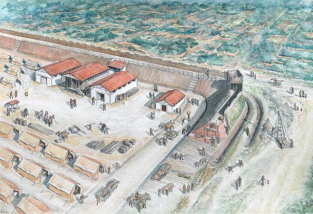 Reconstruction of Fort in London.