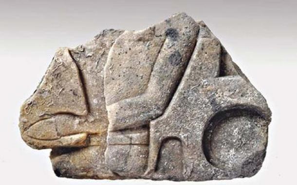Fragment of Pharaonic statue that was found with the shipwreck. It dates to the New Kingdom period (1570-1070 BC).