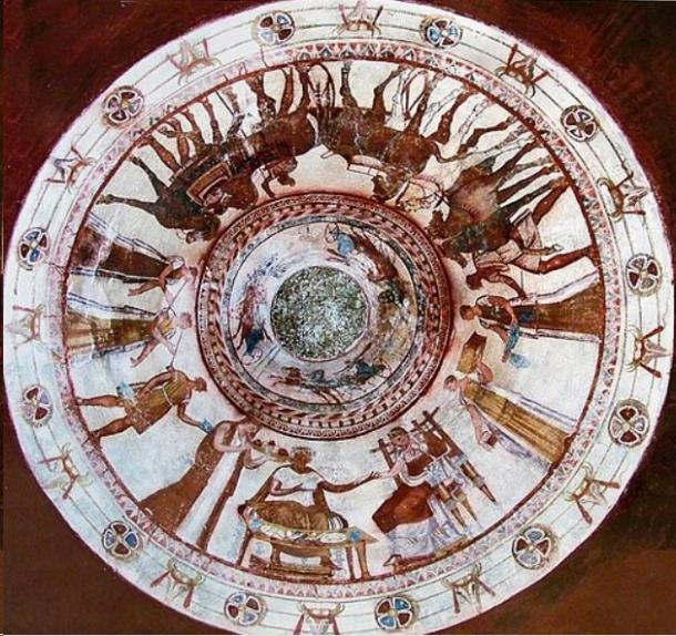 Fresco from the Thracian tomb of Kazanlak, Bulgaria (Kmrakmra/CC BY-SA 3.0) 