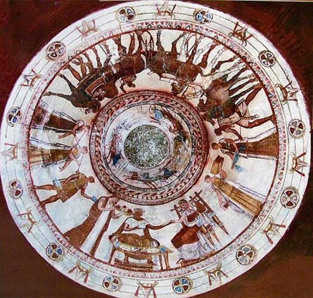 Fresco from the Thracian tomb of Kazanlak, Bulgaria (Kmrakmra/CC BY-SA 3.0)