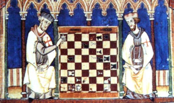 Fulk and John quarreled over a game of chess. (Dendrofil / Public Domain)