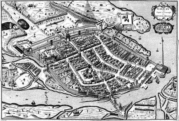 Galway; the last Irish town to fall in Cromwellian Conquest of Ireland. (Red King / Public Domain)