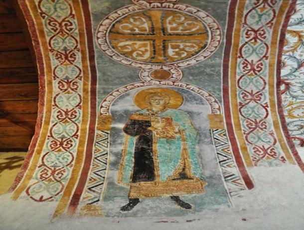 Gärde Church fresco detail 