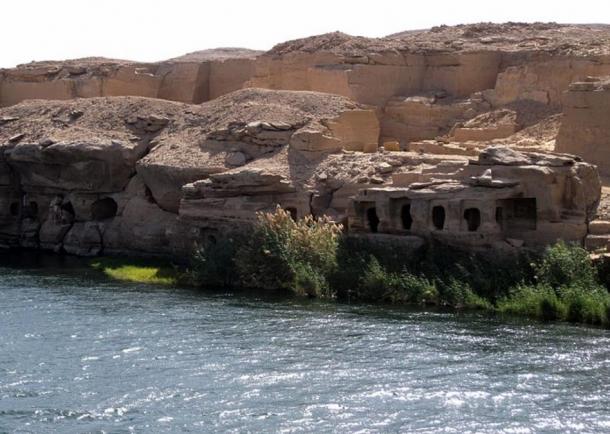 The site of Gebel el Silsila, Egypt 