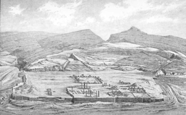 General view of the ruins of Persepolis with the Apadana in the foreground. (पाटलिपुत्र / Public Domain)