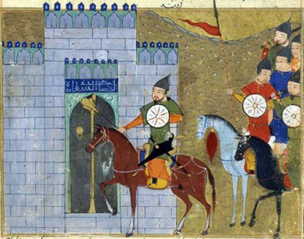 Genghis Khan entering Beijing. (Public Domain)