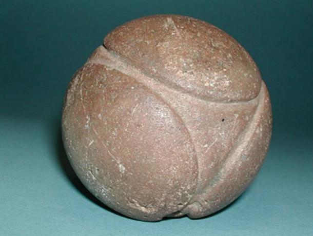 Figure 2. Geometric stone sphere found in Cumbria, England