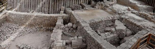 The Giv’ati parking lot in Jerusalem where the seals were discovered. The site has been identified as part of the City of David