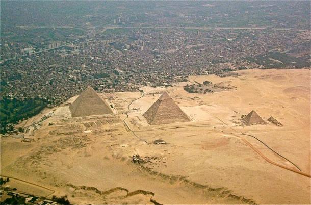 The Giza Plateau from above. (Robster1983 / CC0)