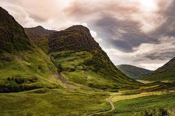 Glencoe, Scotland, the site of the MacDonald massacre. 