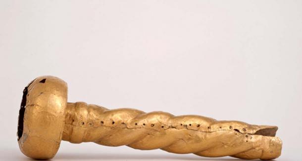 Gold sceptre from Mapungubwe. Department of UP Arts, University of Pretoria, Author provided