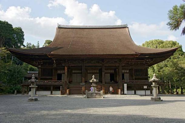 The Golden Hall of the Mii-dera complex is a Japanese National Treasure, in Otsu, Shiga prefecture, built in 1599. (663highland / CC BY SA 3.0)